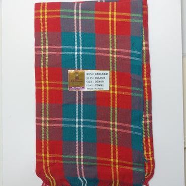 Checkered Colour Towel Vinotham (30"x60")