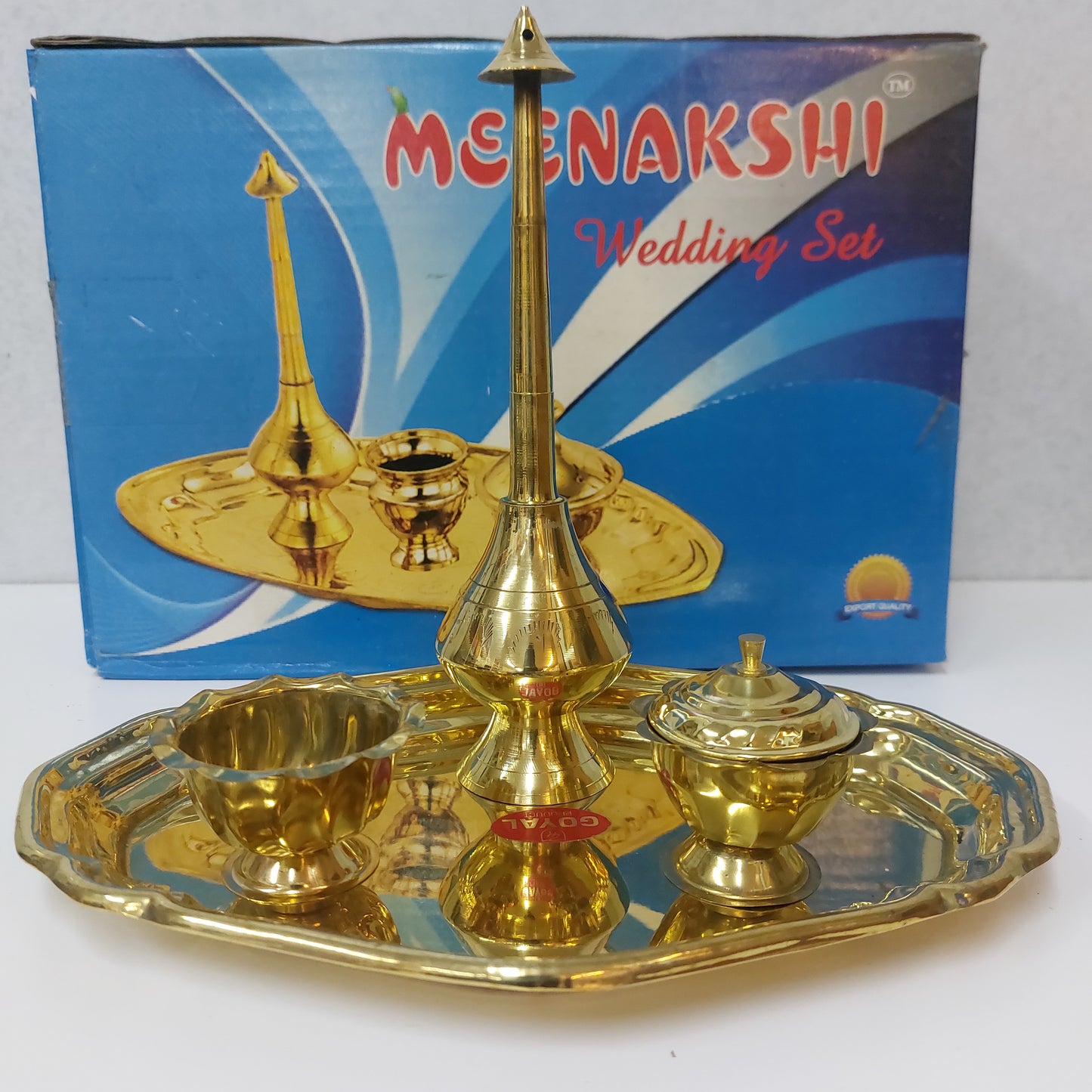 Meenakshi Brass Panneer Wedding Set No: 10