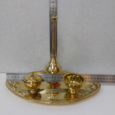 Meenakshi Brass Panneer Wedding Set No12