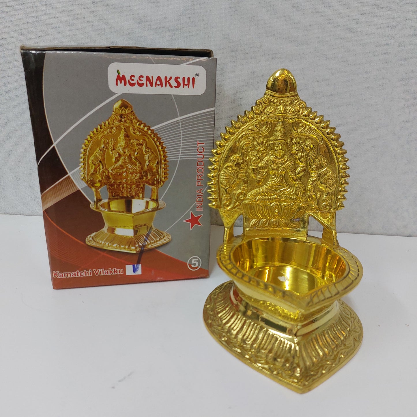 Brass Kamatchi Vilakku No: 5