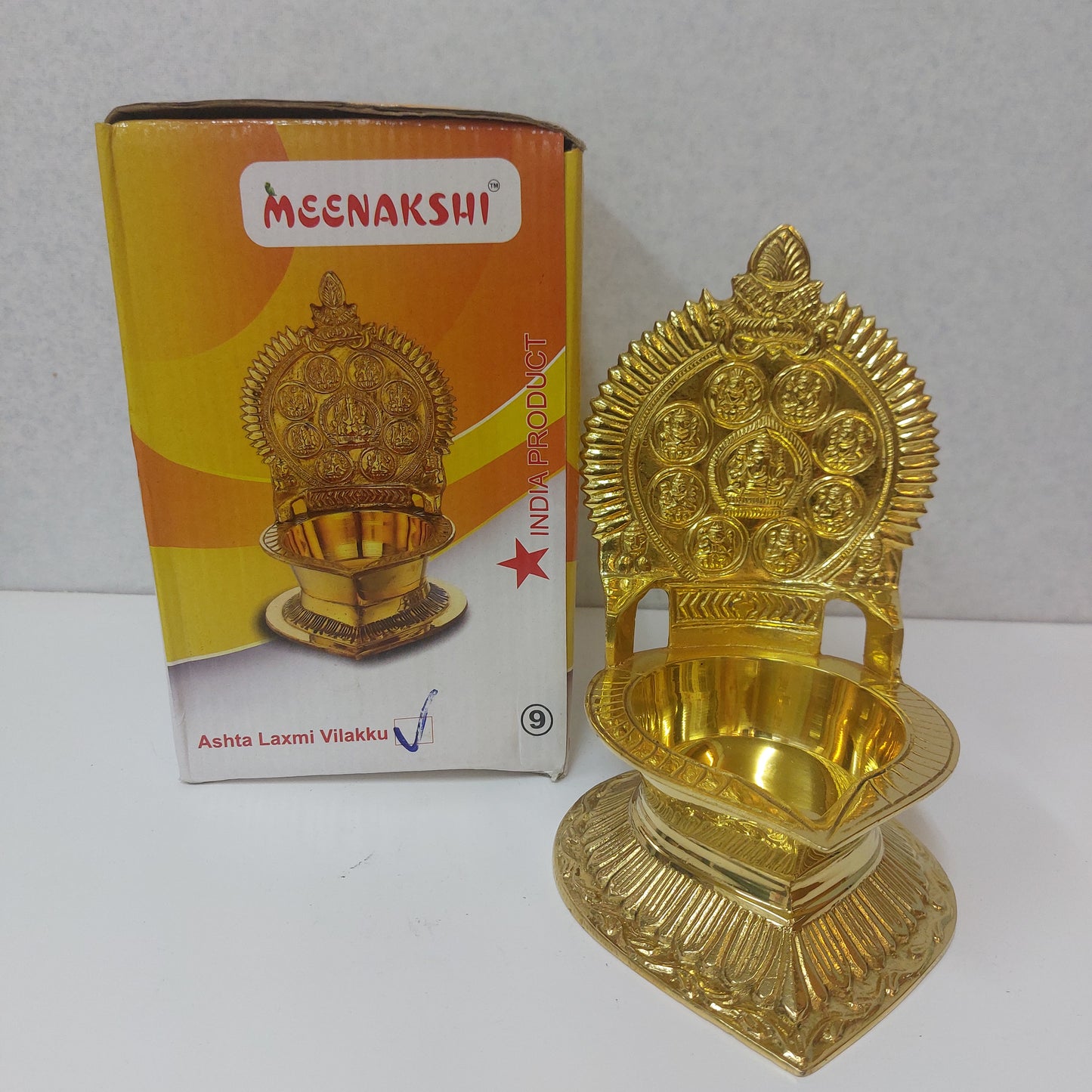 Brass Ashta Laxmi Vilakku No: 9