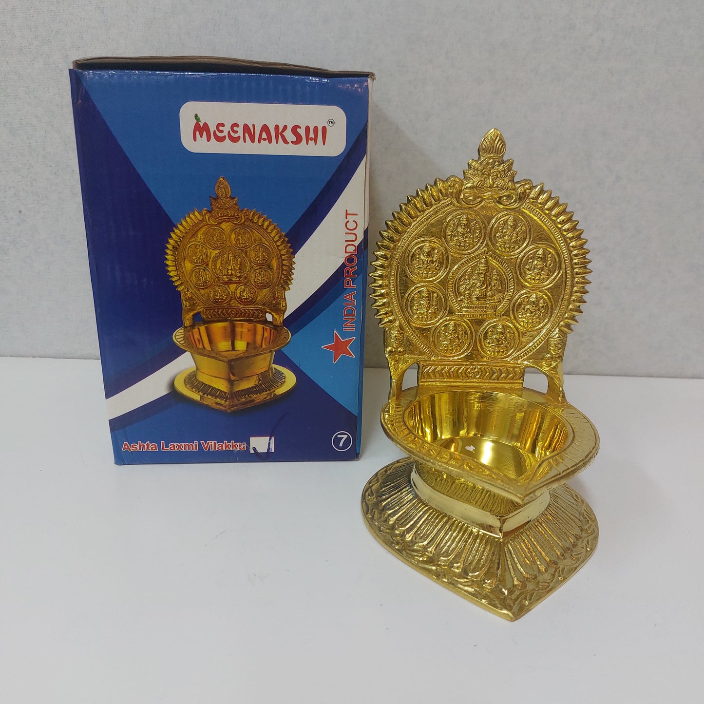 Brass Ashta Laxmi Vilakku No: 7