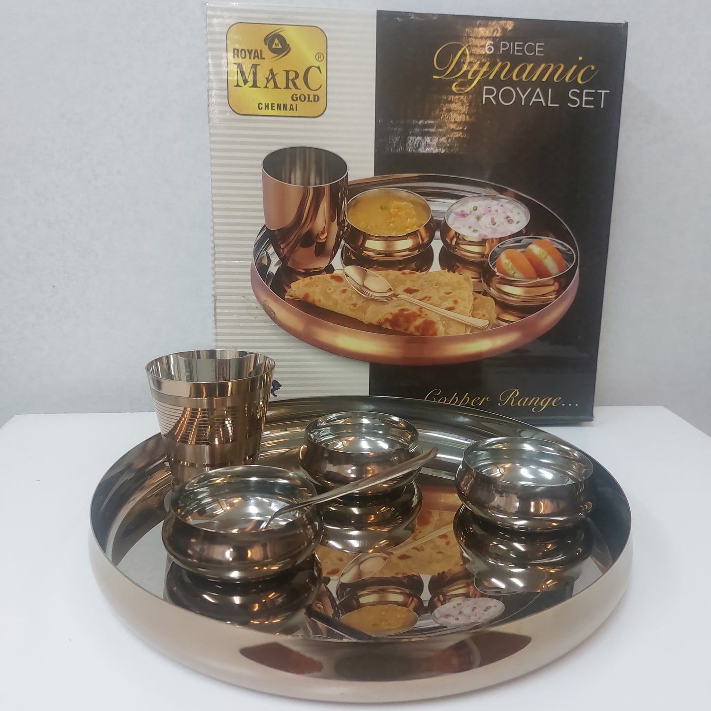 Royal Mark Gold 6 Piece Dynamic Royal Set (Rose Gold)