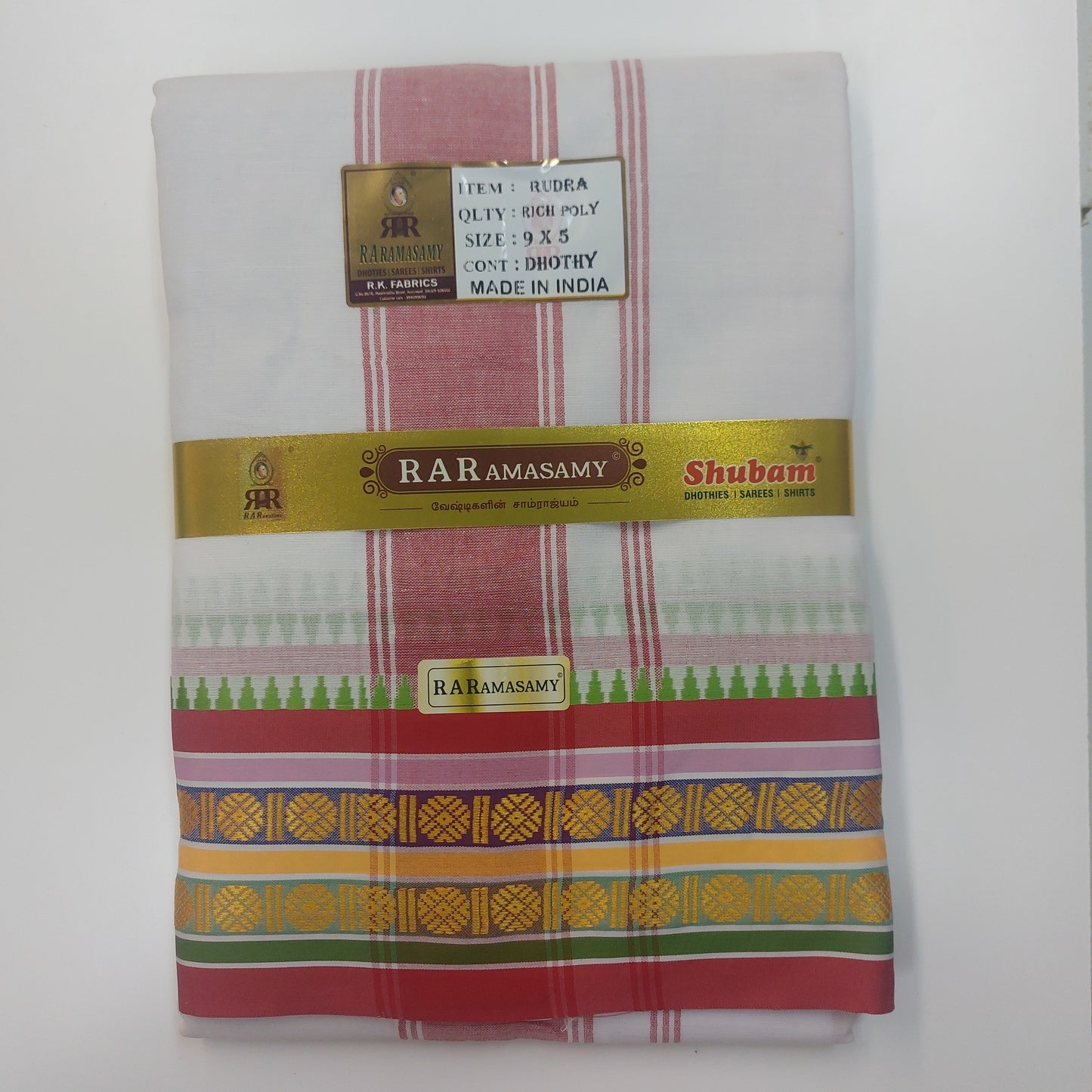 Rudra Rich Poly Dhothy (9x5)