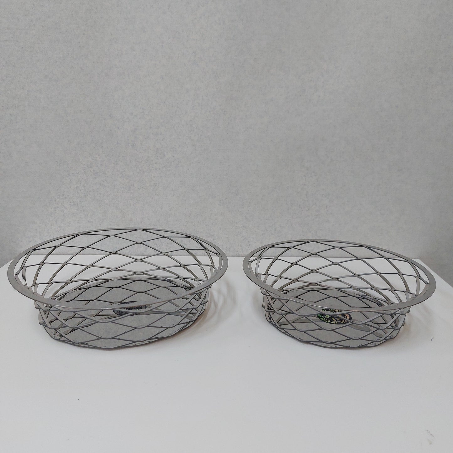 Stainless Steel Laser Cutting Round / Oval Basket