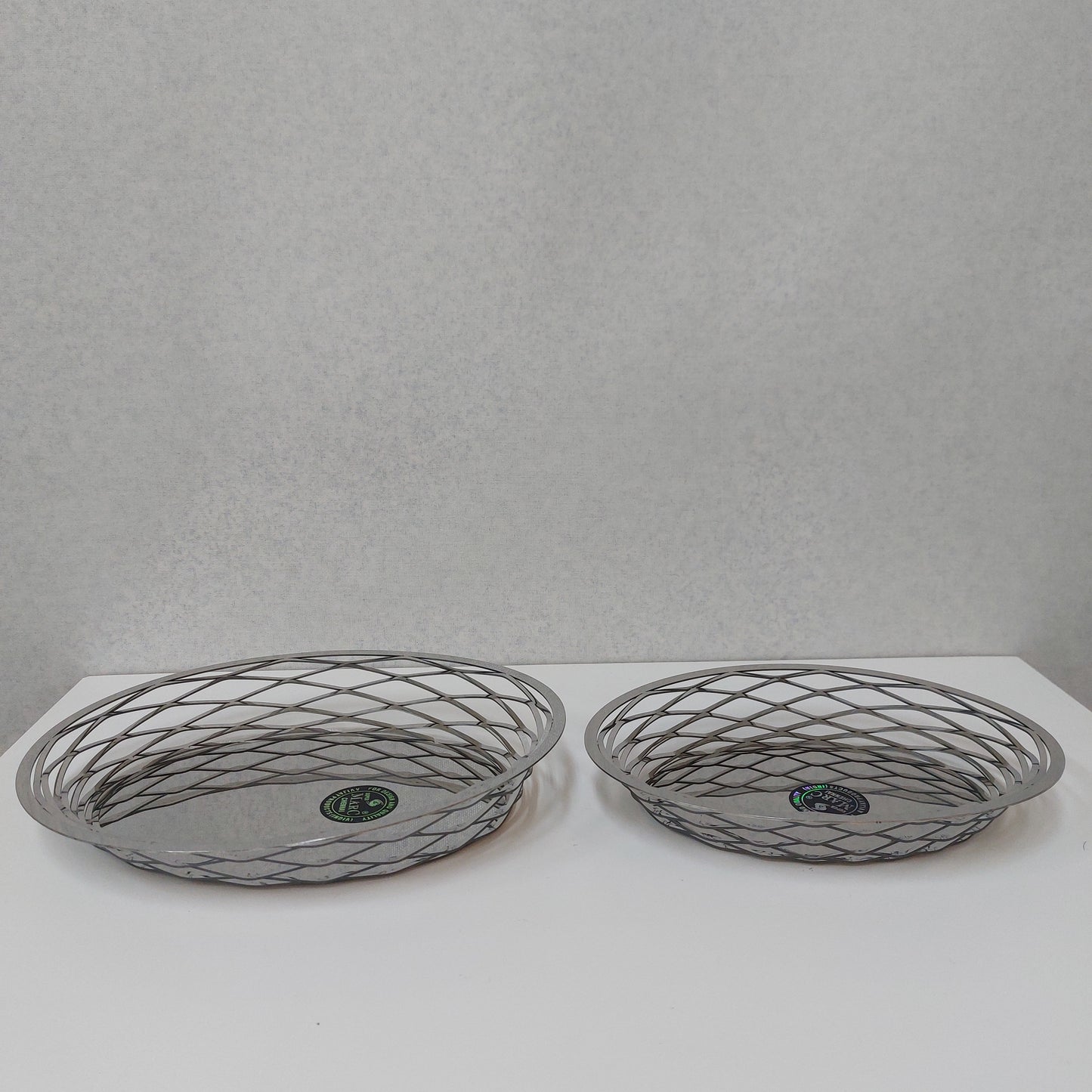 Stainless Steel Laser Cutting Round / Oval Basket