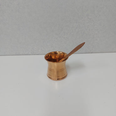 Indian Traditional Handcraft Copper Panchapatra Set