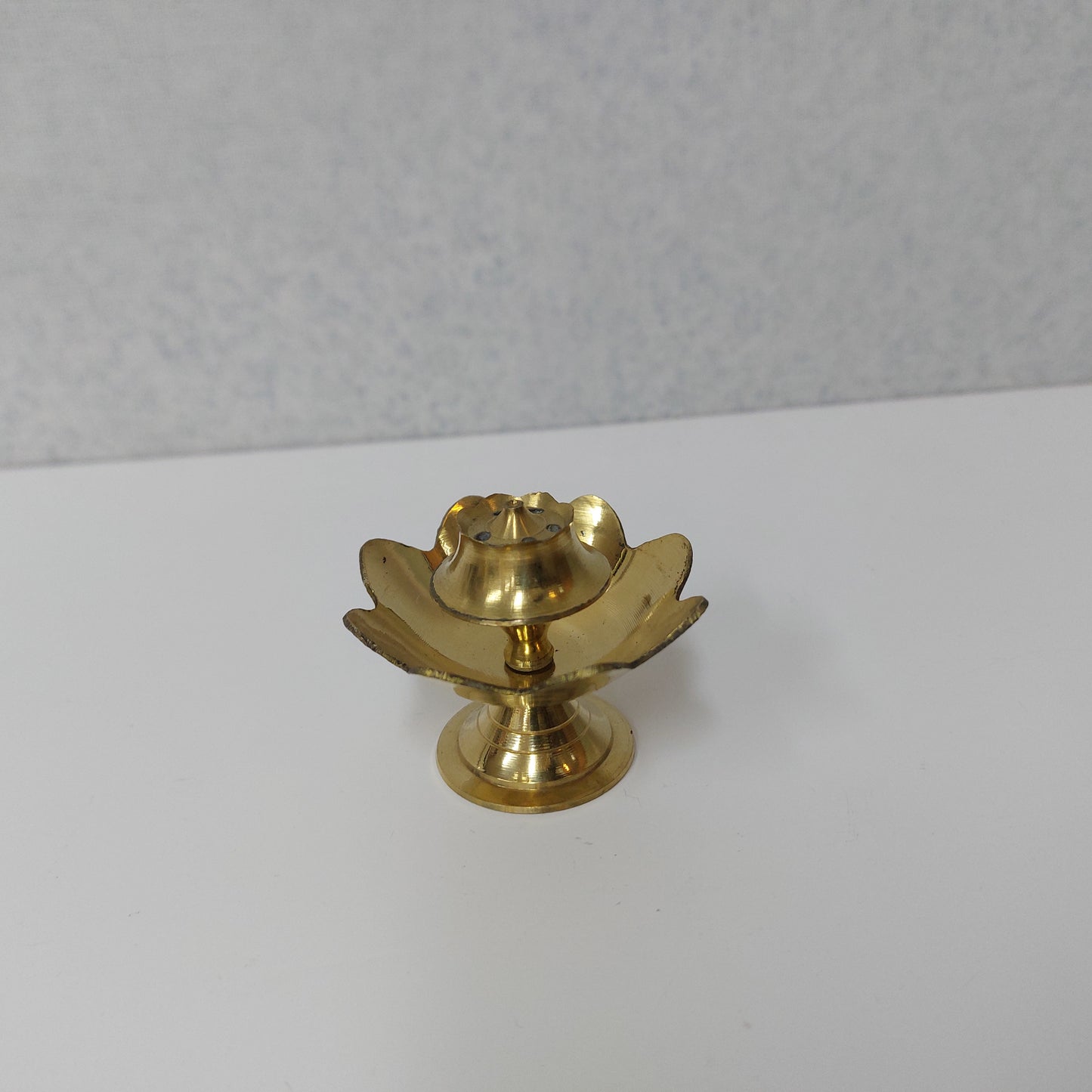 Brass Lotus Design Agarbathi Stand / Dhoop Holder.