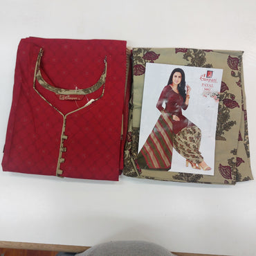 Ganpati Readymade Cotton Punjabi Siuts (Payal) Stiched