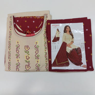 Shree Ganesh Pure Cotton Readymade Punjabi Suit / Salwar Suit.