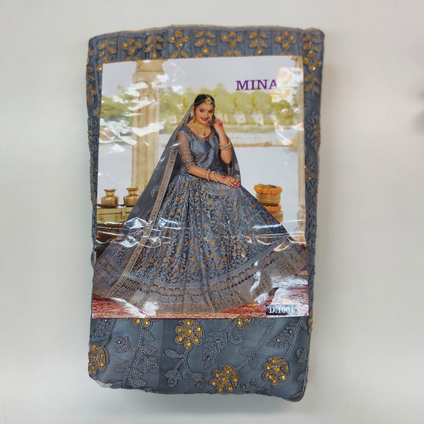 Semi Stitched Zari and Thread Work Choli Lehenga