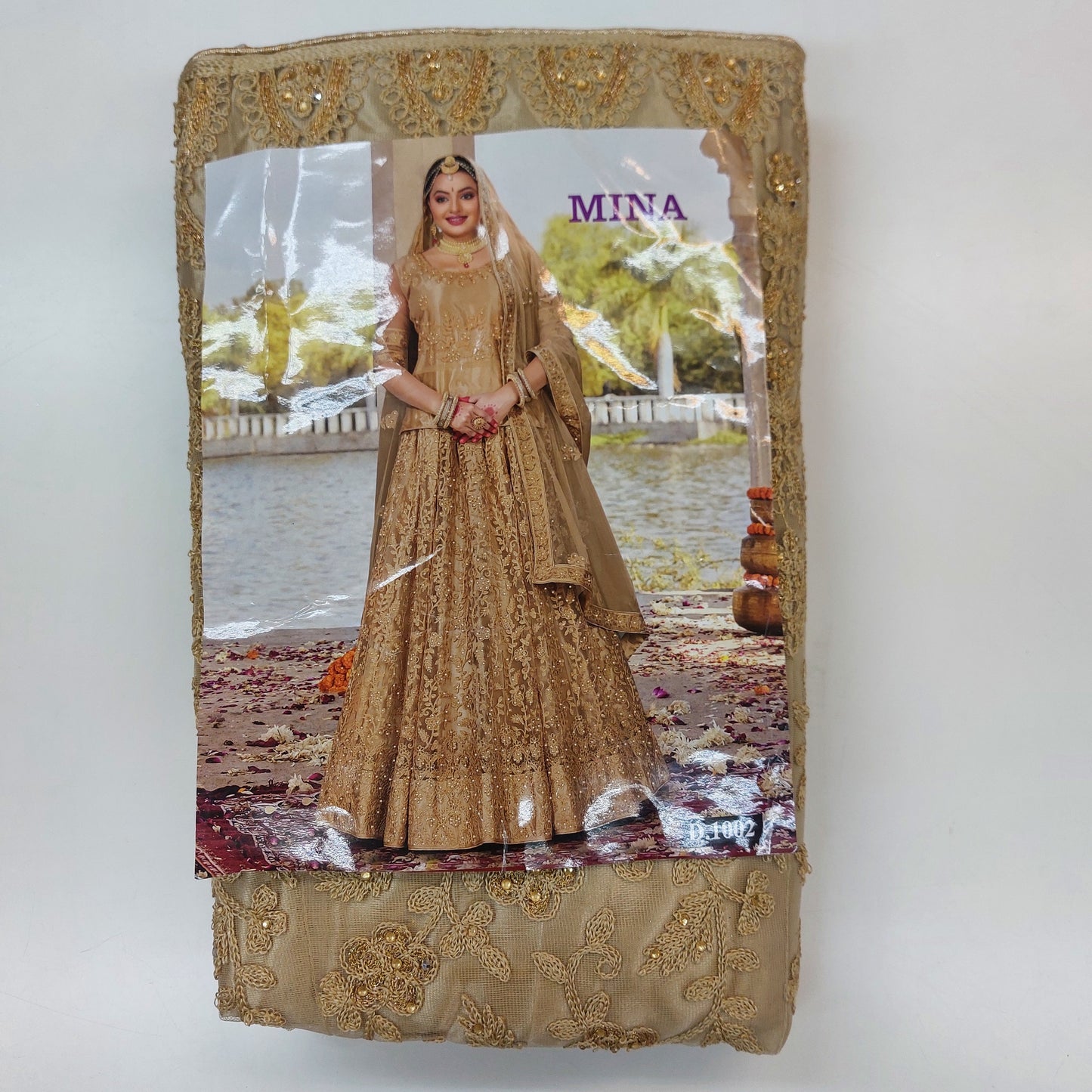 Semi Stitched Zari and Thread Work Choli Lehenga