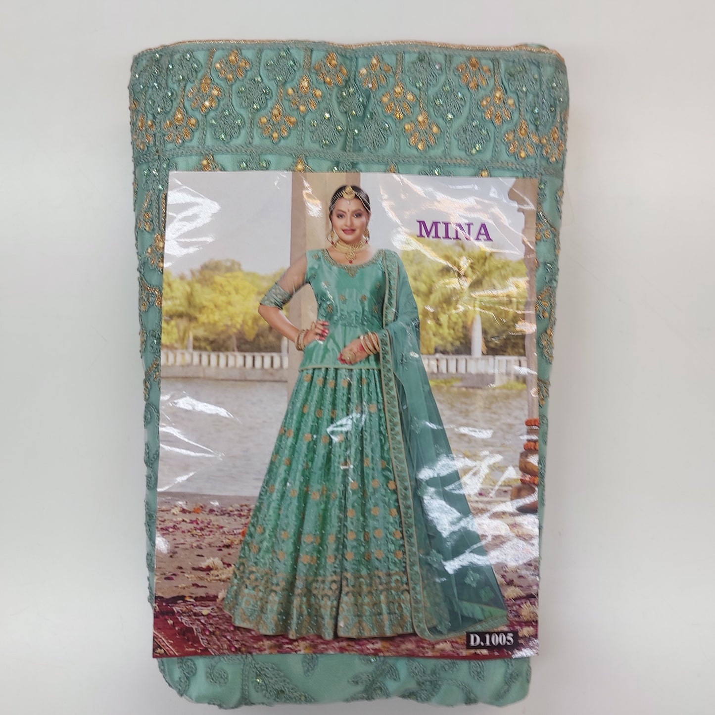 Semi Stitched Zari and Thread Work Choli Lehenga
