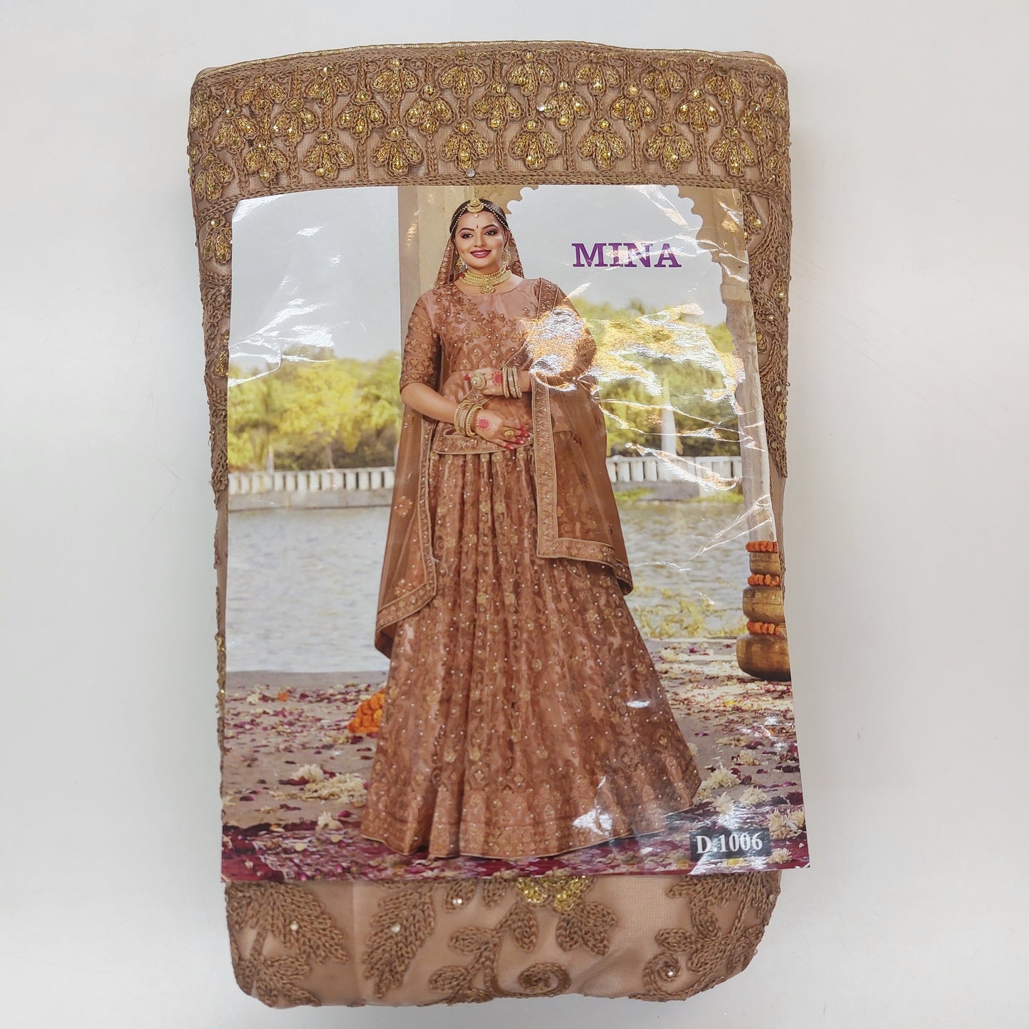 Semi Stitched Zari and Thread Work Choli Lehenga