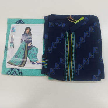 MCM Life Style Colourful Pure Cotton Readymade Punjabi Suit / Salwar Suit.