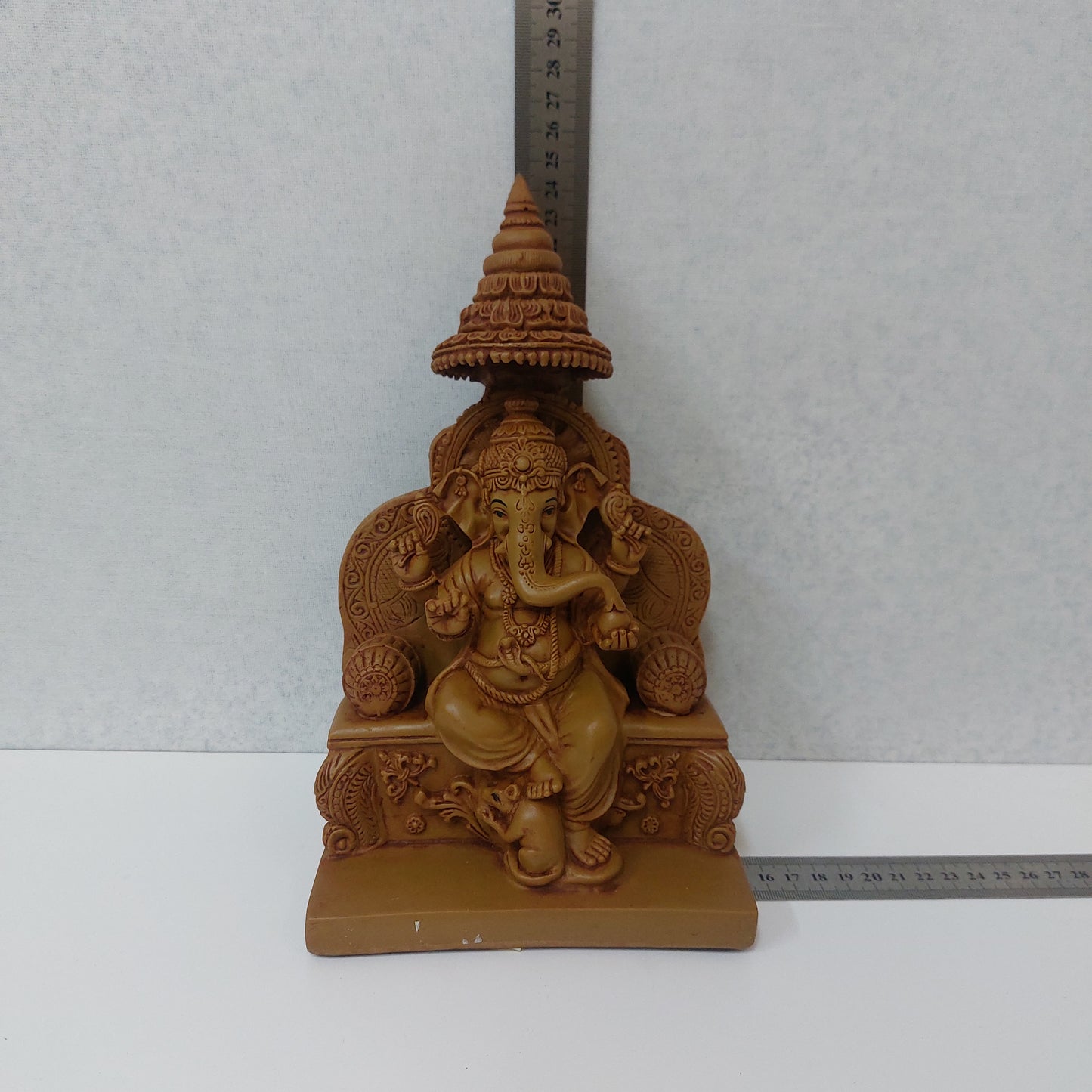 Handmade Poly resin Ganpati Statue For Gifting, Decorative Showpiece