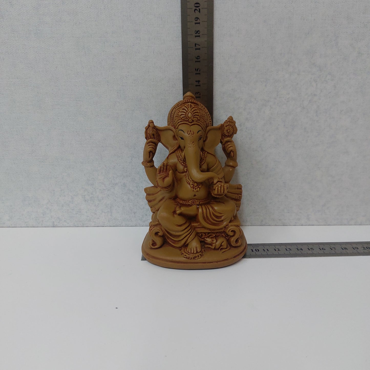 Handmade Poly resin Ganpati Statue For Gifting, Decorative Showpiece