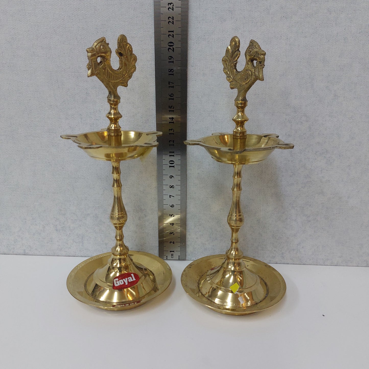 Brass Diya/Kuthu Vilakku/Annapatchi KuthuVilakku (Pair)