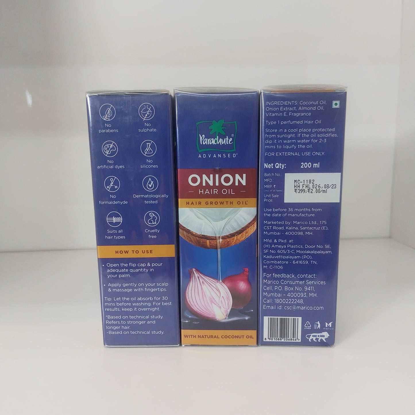 Parachute Advance ONION Hair Oil ( 200ml)