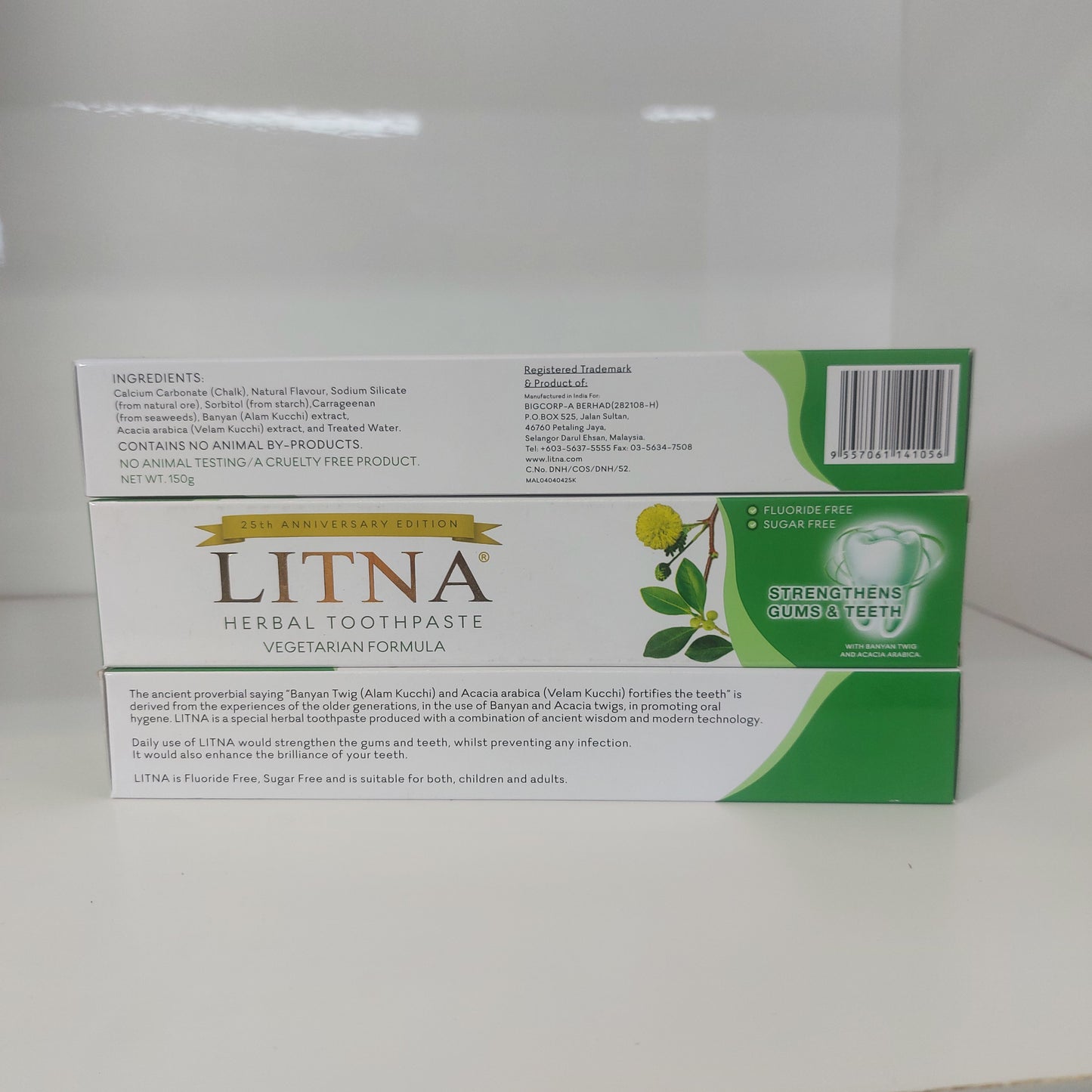 LITNA Herbal Toothpaste (Vegetarian Formula)150gm