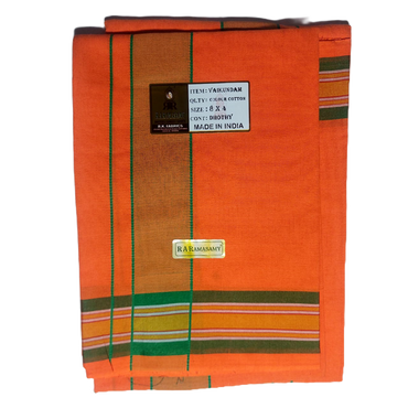 Vaikundam Cotton Colour Dhoty Set (8 X 4)