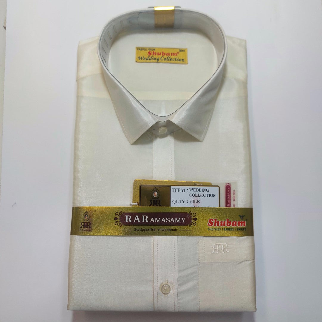 Shubam Wedding Collection Polyster Shirt Full Sleeve