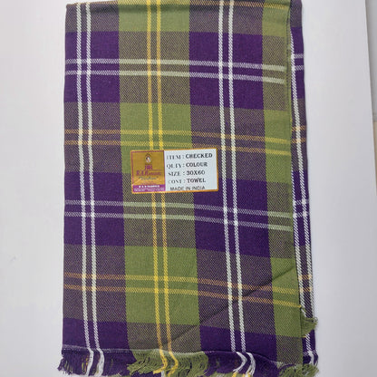 Checkered Colour Towel Vinotham (30"x60")