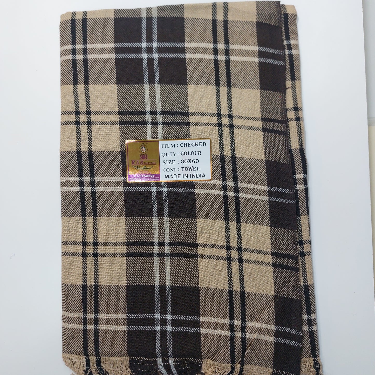 Checkered Colour Towel Vinotham (30"x60")
