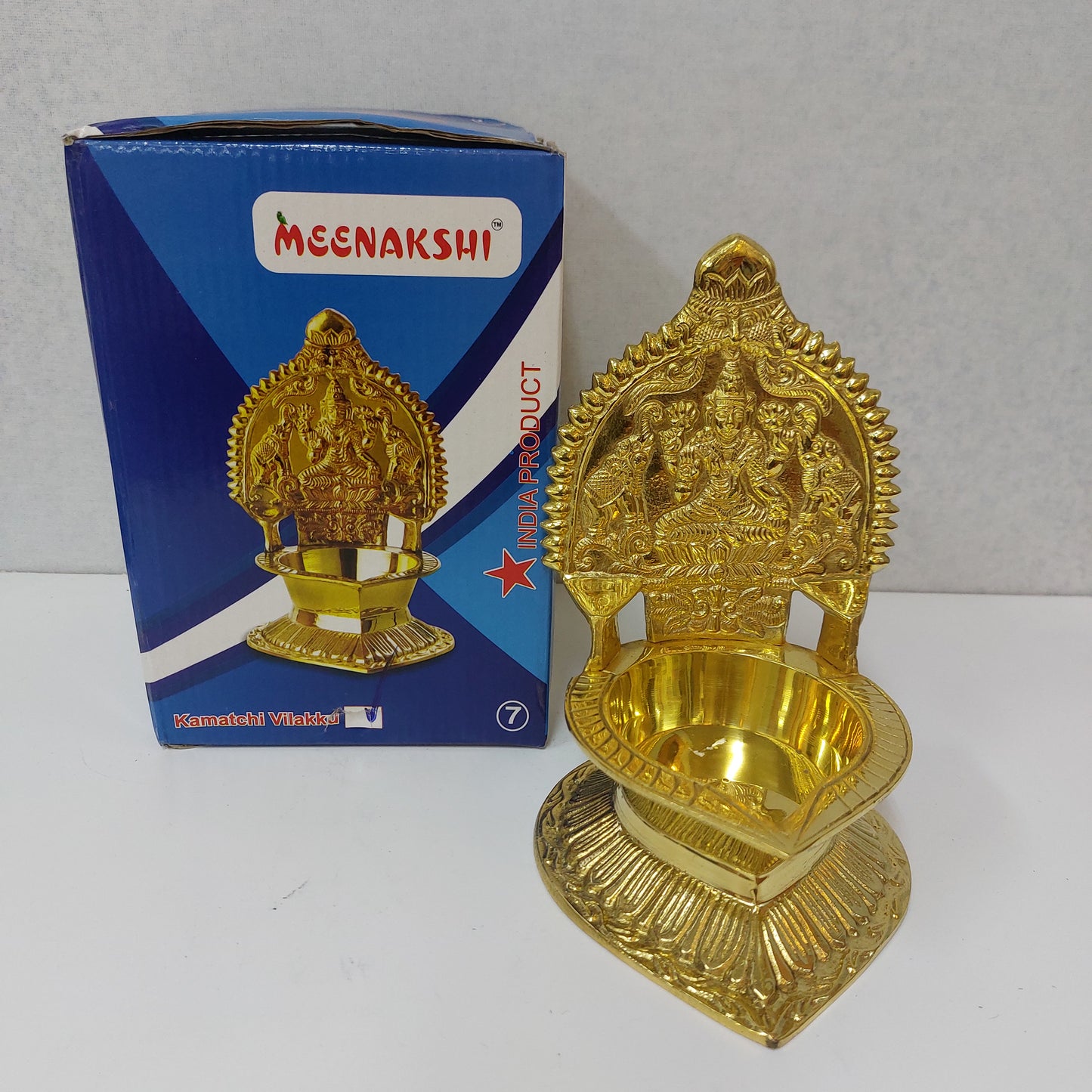 Brass Kamatchi Vilakku No: 7