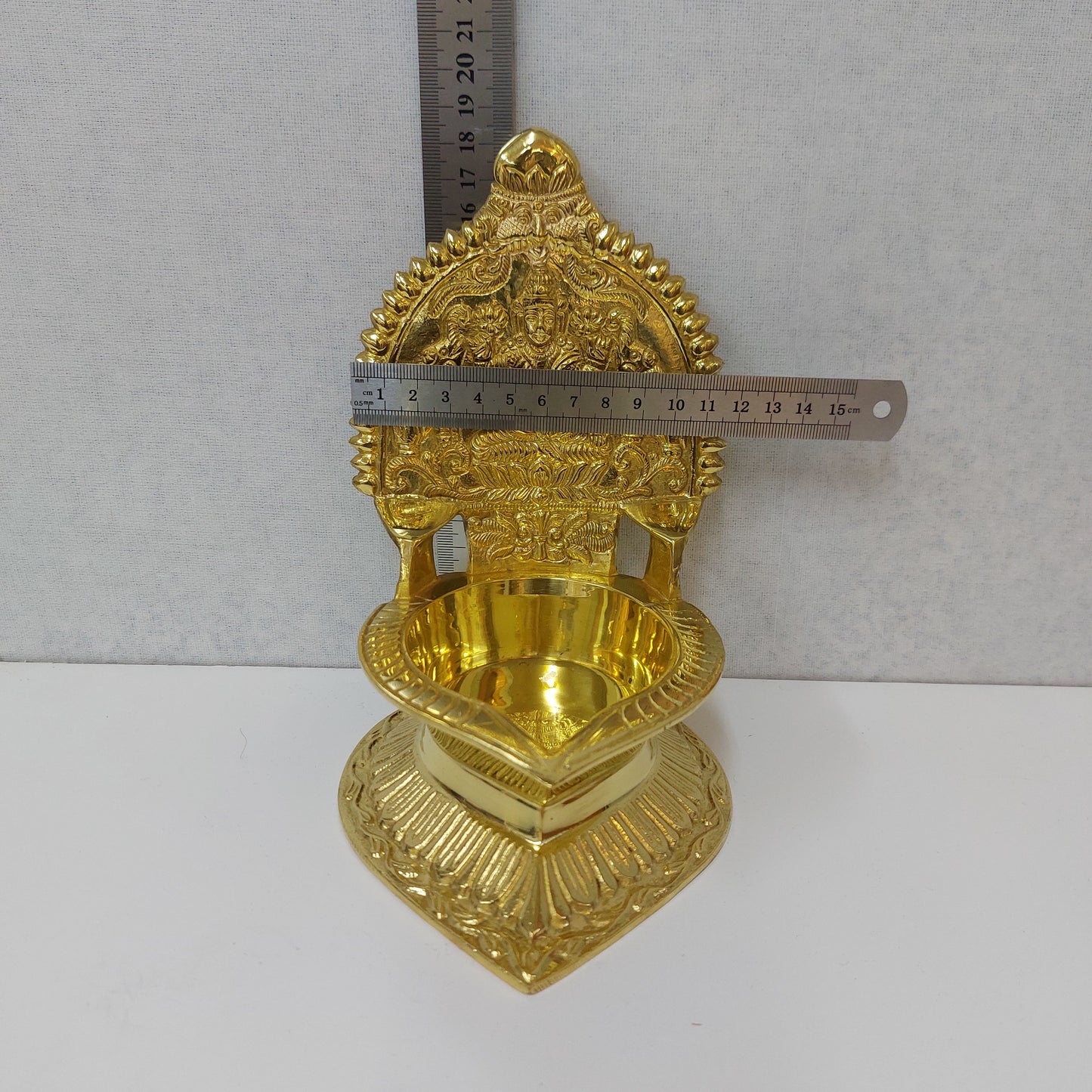 Brass Kamatchi Vilakku No: 9