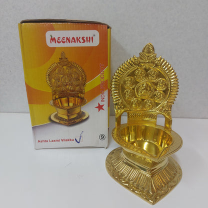 Brass Ashta Laxmi Vilakku No: 9