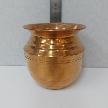 Pure Copper Sembu (Lota)/ Copper Kalash for Pooja