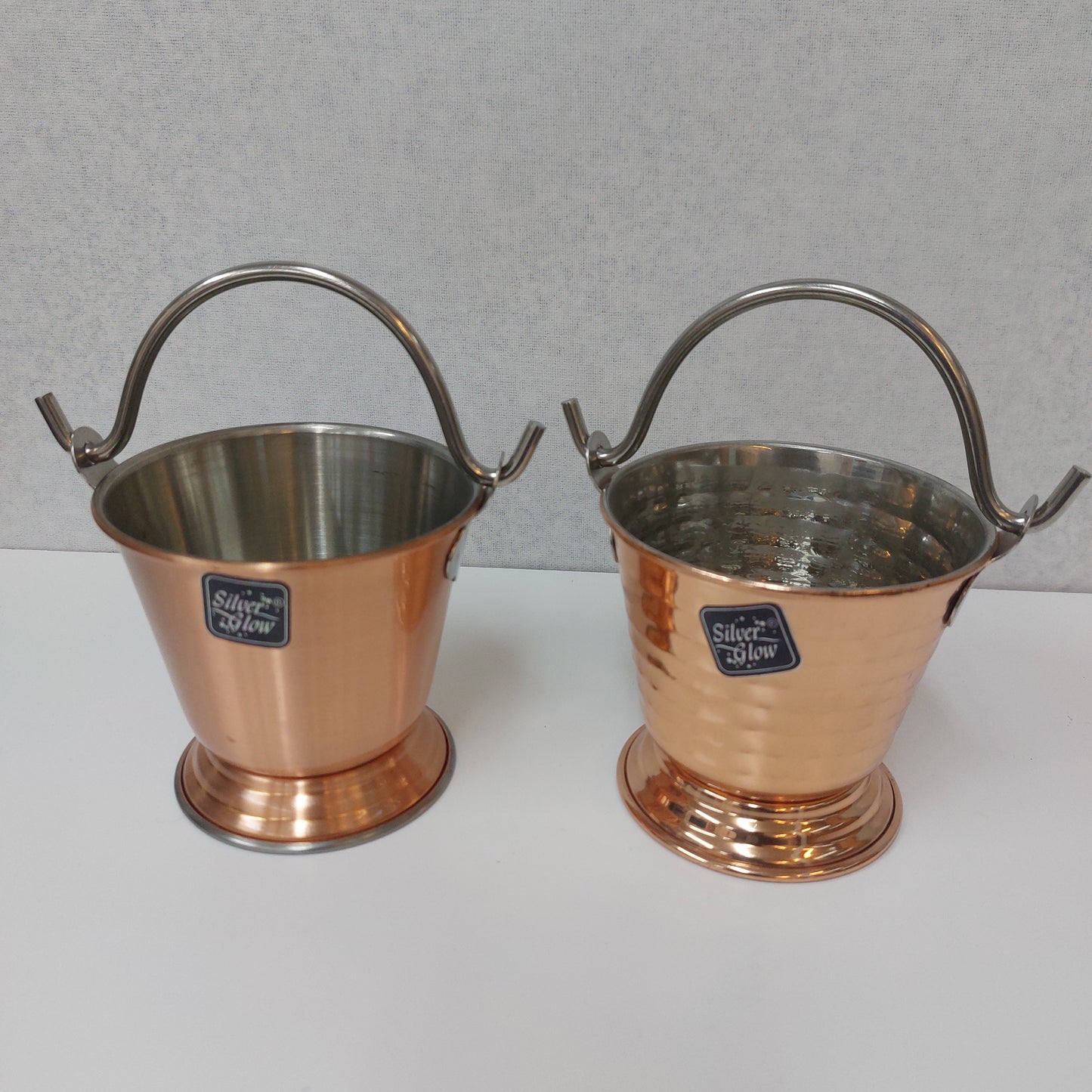 Steel Copper Bucket Balti 205g