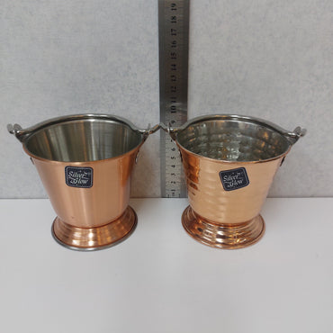 Steel Copper Bucket Balti 205g