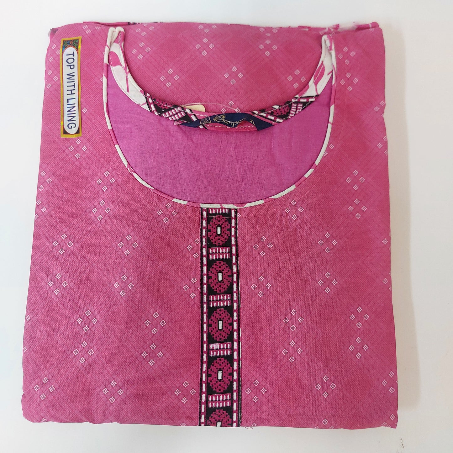 Ganpati Readymade with Lining Cotton Punjabi Siuts (Top With Lining)