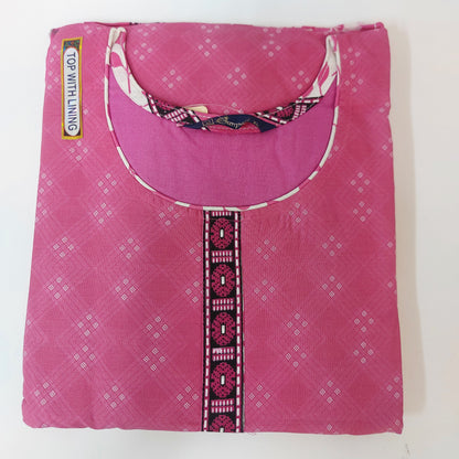 Ganpati Readymade with Lining Cotton Punjabi Siuts (Top With Lining)