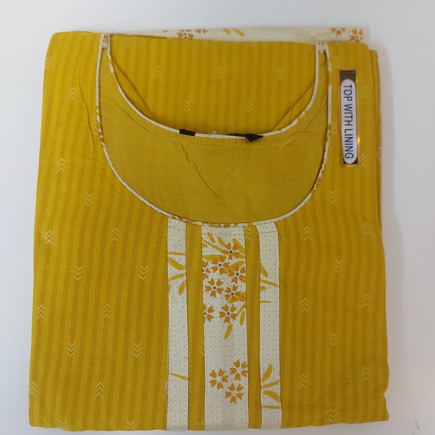 Ganpati Readymade with Lining Cotton Punjabi Siuts (Top With Lining)