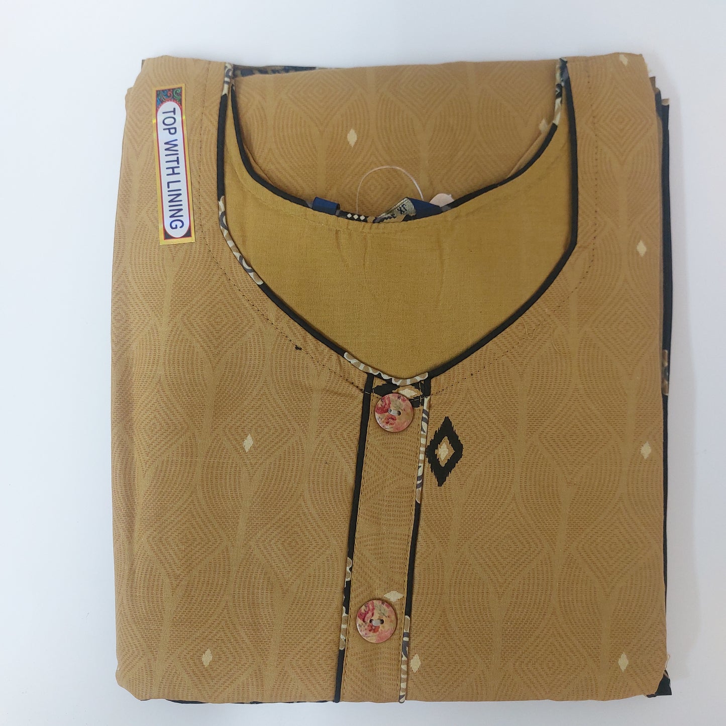 Ganpati Readymade with Lining Cotton Punjabi Siuts  (Top With Lining) Gouri