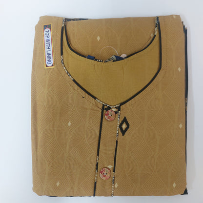 Ganpati Readymade with Lining Cotton Punjabi Siuts  (Top With Lining) Gouri