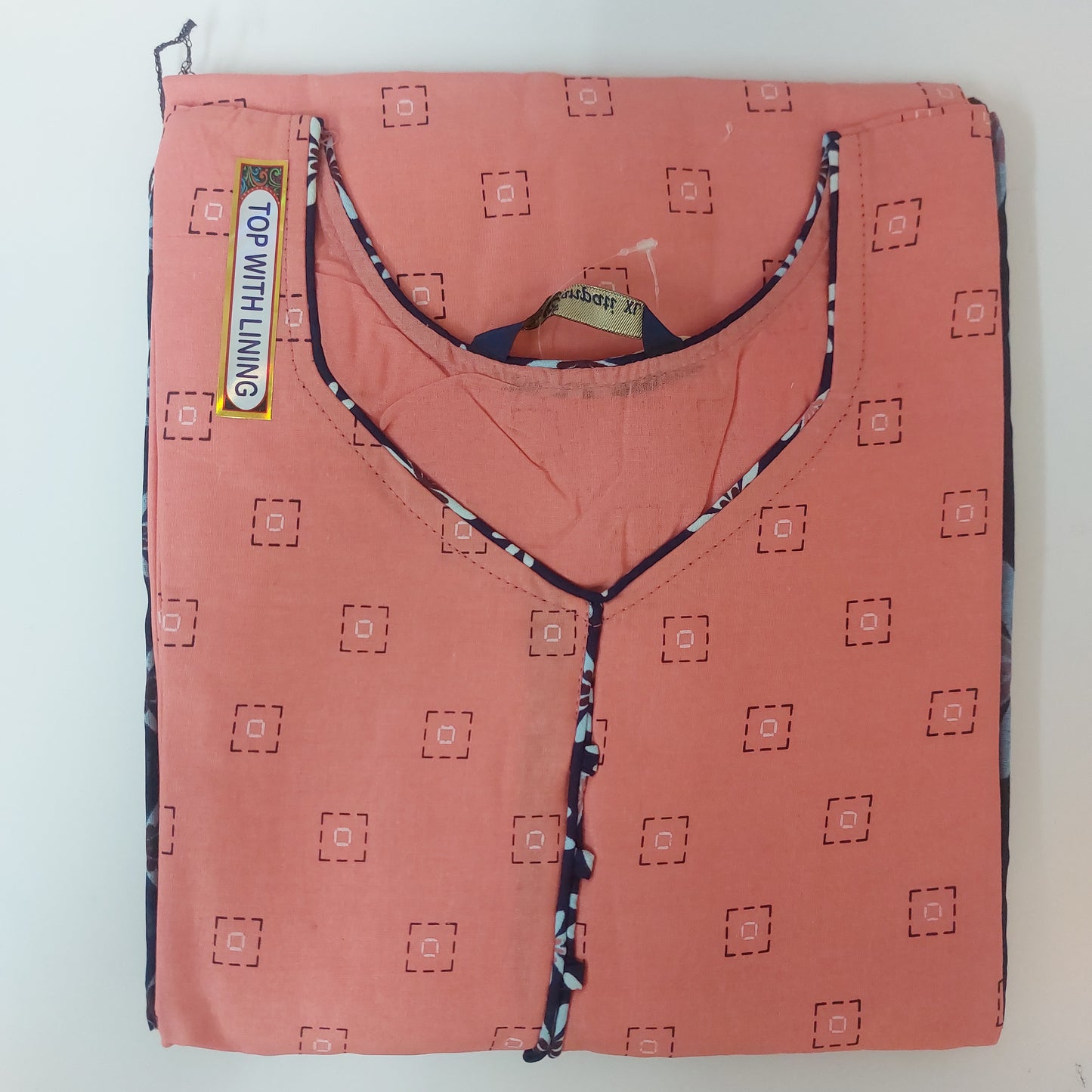 Ganpati Readymade with Lining Cotton Punjabi Siuts  (Top With Lining) Gouri