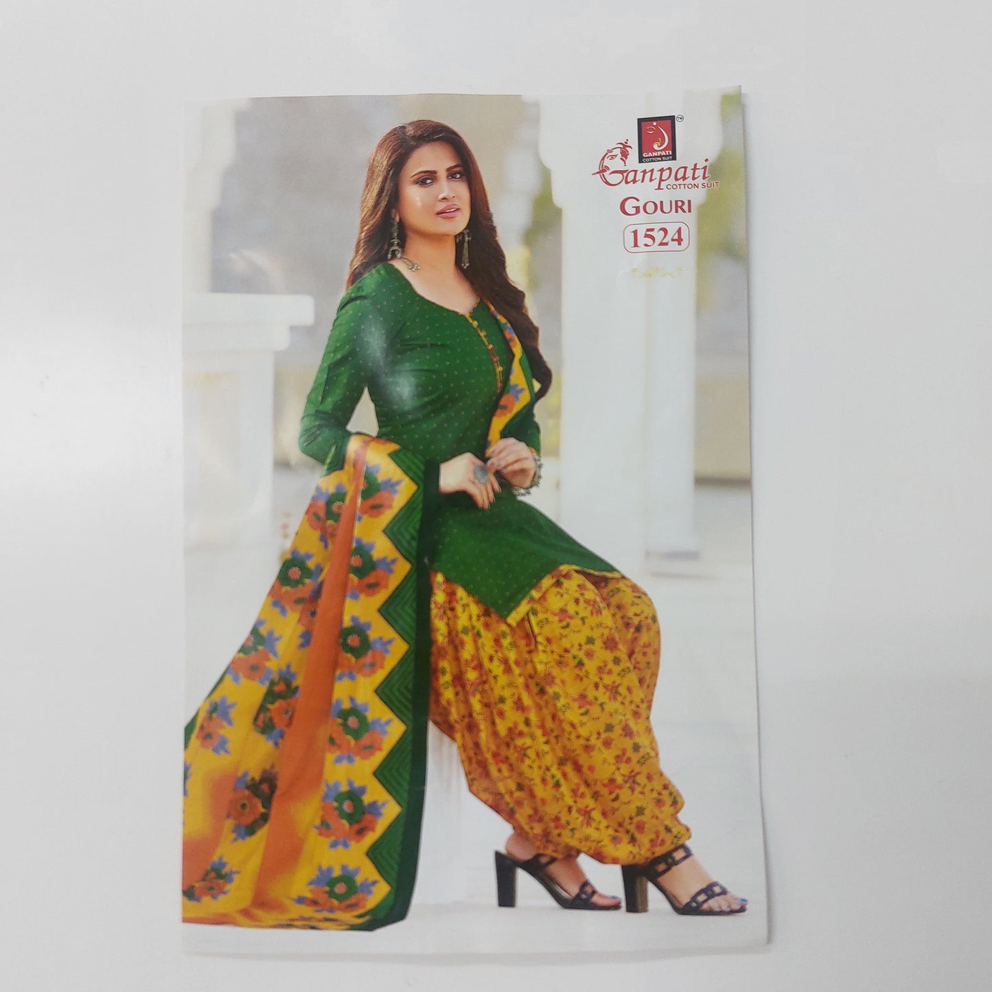Ganpati Readymade with Lining Cotton Punjabi Siuts  (Top With Lining) Gouri