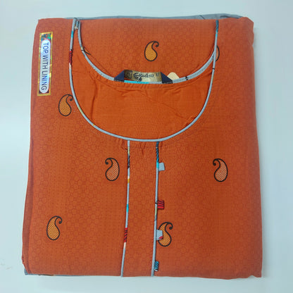 Ganpati Readymade with Lining Cotton Punjabi Siuts  (Top With Lining) Gouri