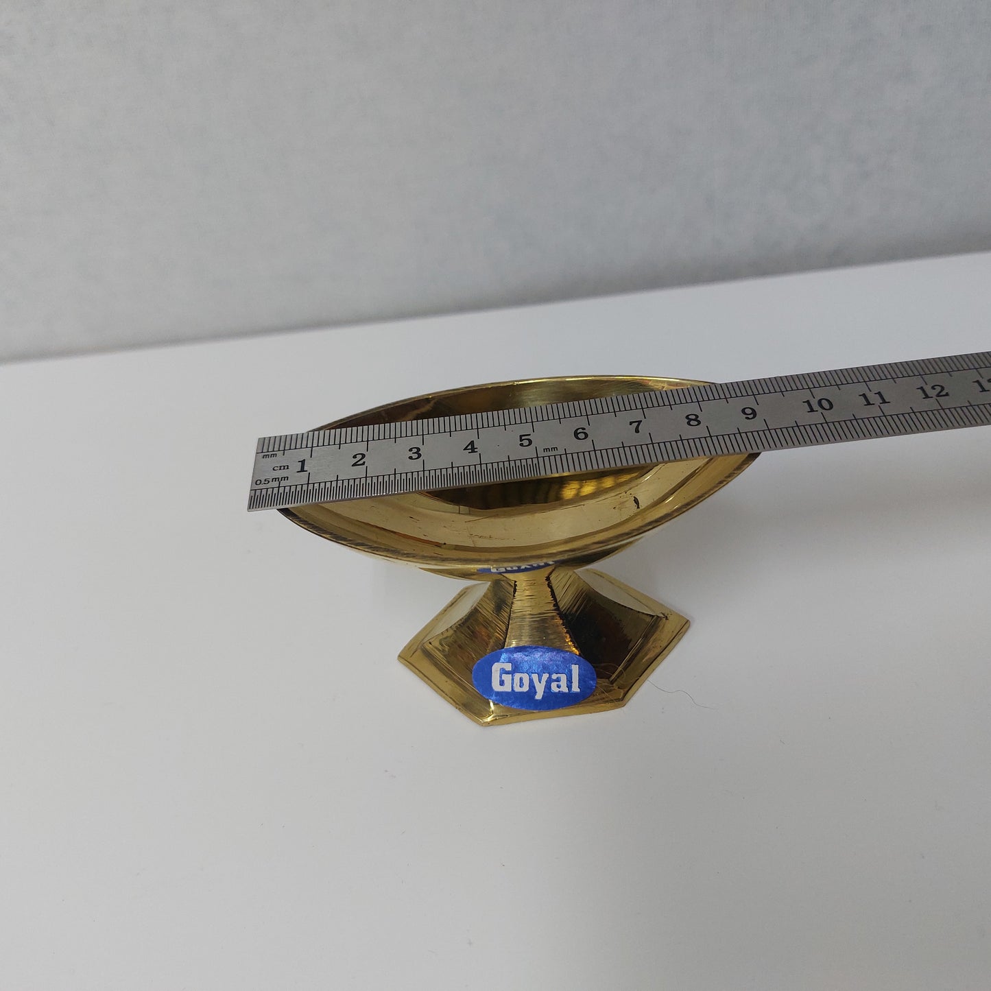 Brass Pooja Vibuthi Boat Cup / Kumkum Bowl/ Vibuthi Kinnam