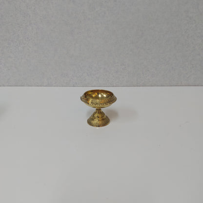 Brass Kubera Vilakku Stand / Kubera Vilakku Oil Lamp/ Brass Thibam Vilakku With Stand