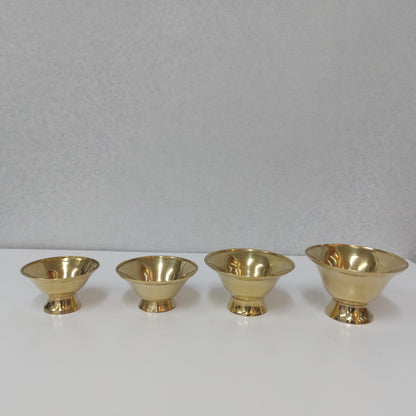 Brass Bowl / Chandan Pyali / Brass Temple Kinnam / Sandana Kinnam / Oil Cup / Kumkum / Turmeric Kinnam.