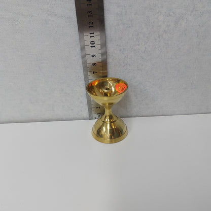 Brass Nandha Deepam / Brass Pooja Oil Lamp Diya/ Brass Agal Vilakku