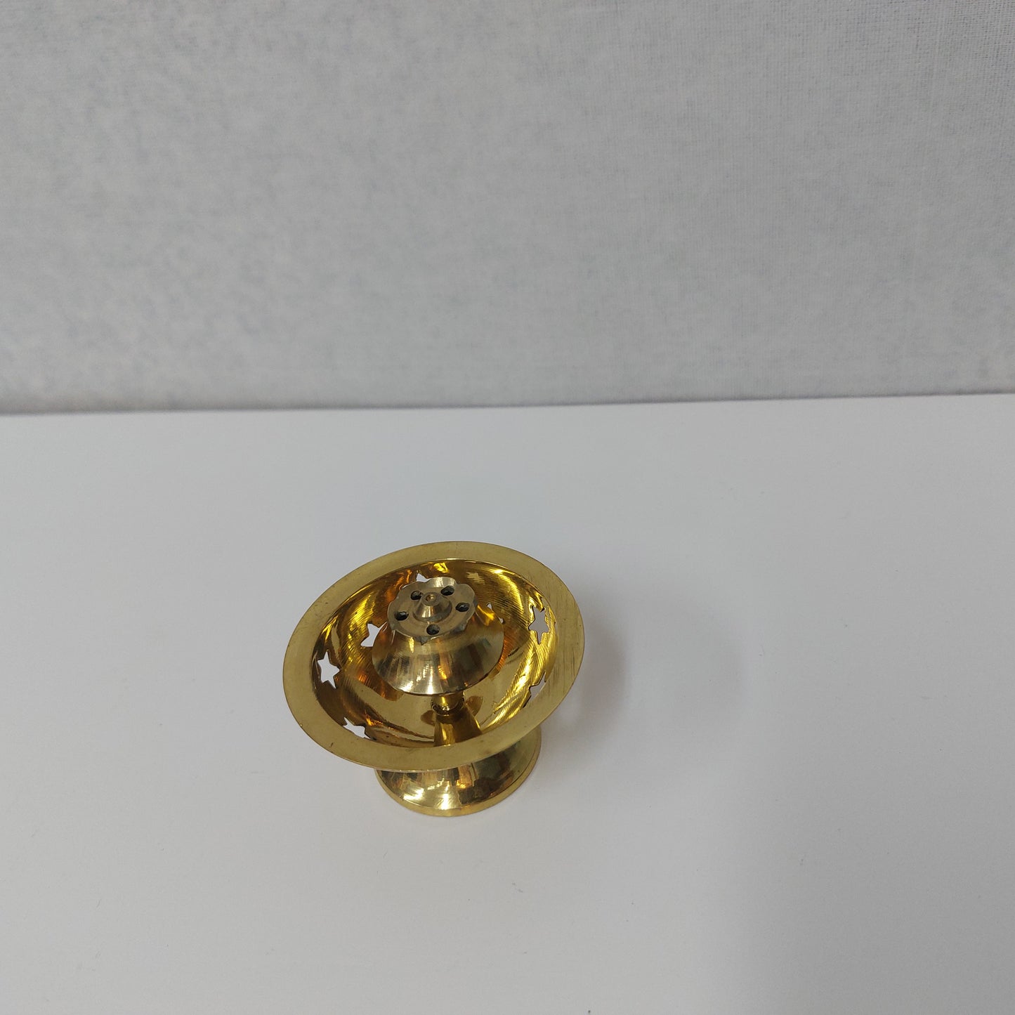 Brass Round Agarbathi Stand