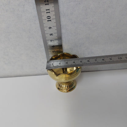 Brass Lotus Vilakku / Brass Flower Diya / Brass Diya Lotus Oil Lamp