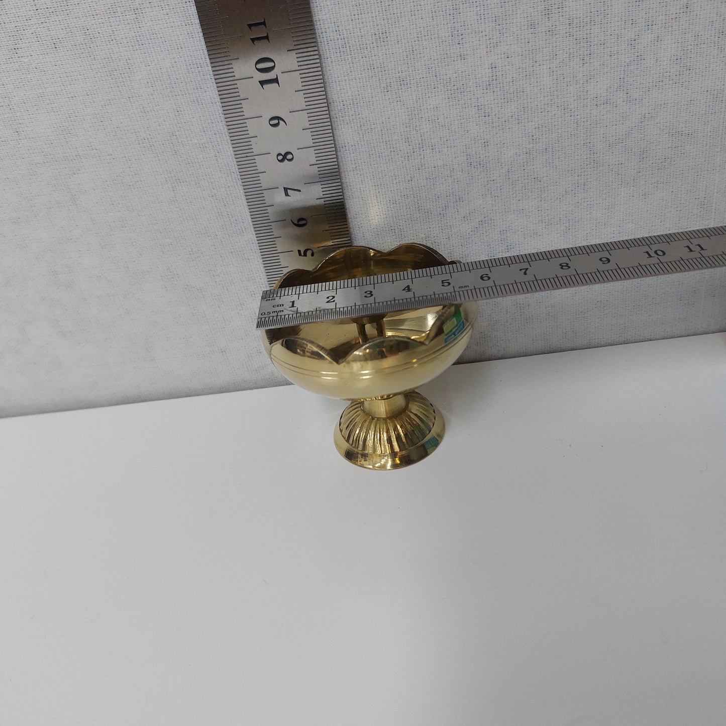 Brass Lotus Vilakku / Brass Flower Diya / Brass Diya Lotus Oil Lamp