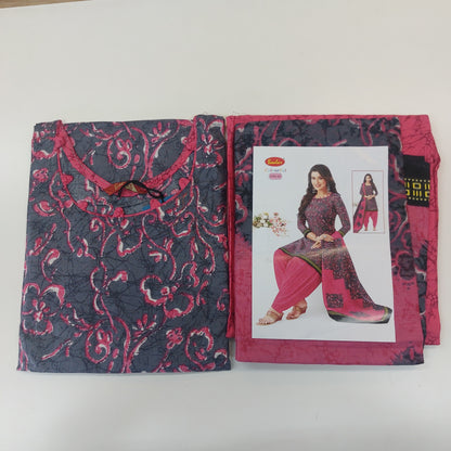 Baalar Colourful Pure Cotton Readymade Punjabi Suit / Salwar Suit.